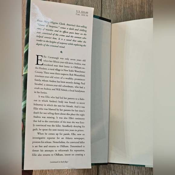 Daddy's Little Girl by Mary Higgins Clark Hardcover 2002 Simon & Schuster - Picture 5 of 7